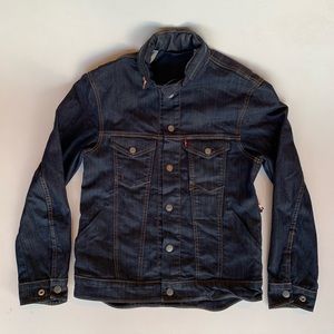 Levi’s commuter denim jacket, hidden hood